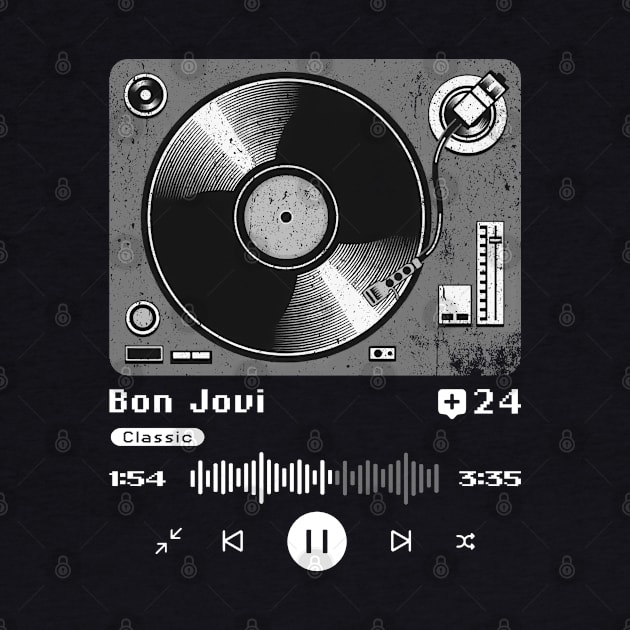 Bon Jovi ~ Vintage Turntable Music by SecondLife.Art